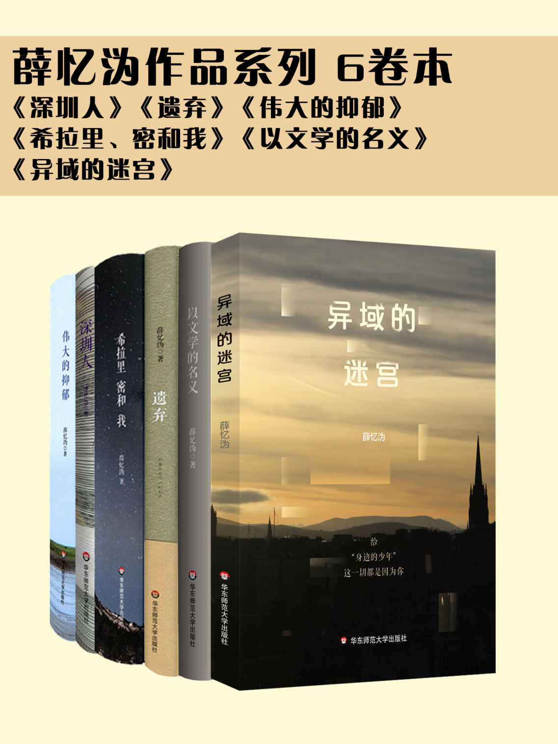 薛忆沩作品系列（6卷本）